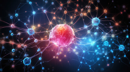 3d rendered illustration of human brain neurons