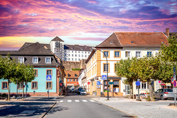 Altstadt, Blieskastel, Rheinland Pfalz, Deutschland 