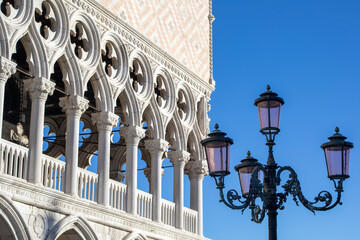 The Doge's Palace in Piazza San Marco in Venice, Italy