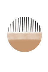 abstract shapes circle and lines Wall Poster Wall Decor