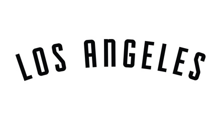 Los Angeles, Los Angeles City, City of Los Angeles, City of Los Angeles, Los Angeles Text, USA City, City Name, Metropolitan, West Coast City, Vector Illustration Background