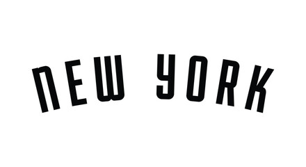 New York, New York City, City of New York, City of Lights, New York Text, USA City, City Name, Metropolitan, East Coast City, Vector Illustration Background
