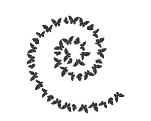 black and white background spiral 