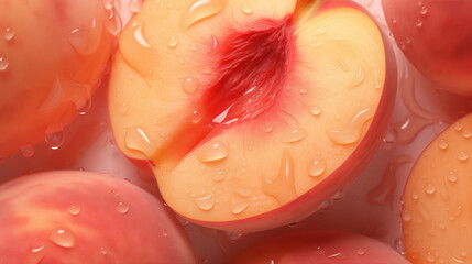 Texture of peaches, ai generated, color of the year