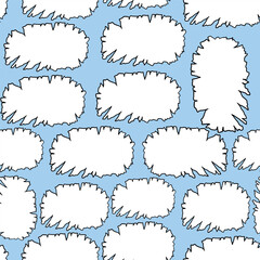 seamless pattern with old white paper in vector in flat cartoon.sheet of paper with torn edges.template for text image background banner