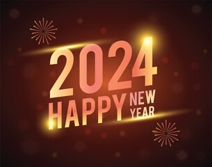 2024 happy new year Greeting