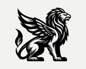 	animal, animals, banking, business, capital, coat of arms, company, cool, corporate, dream, finance, firm, gold, griffin, griffin logo, icon, iconic, investment, lion, logo, management, security, shi - obrazy, fototapety, plakaty