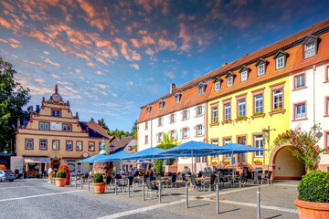 Altstadt, Ottweiler, Rheinland Pfalz, Deutschland  - obrazy, fototapety, plakaty