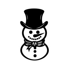 snowman icon. Vector concept illustration for design.