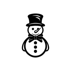 snowman icon. Vector concept illustration for design.