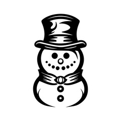 snowman icon. Vector concept illustration for design.