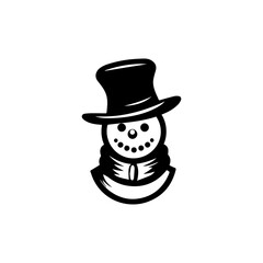 snowman icon. Vector concept illustration for design.