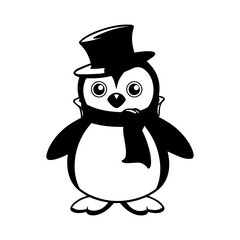 snowman icon. Vector concept illustration for design.