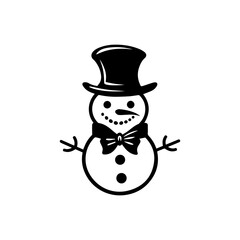 snowman icon. Vector concept illustration for design.
