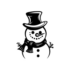 snowman icon. Vector concept illustration for design.