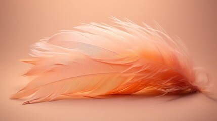 Peach Fuzz colors. color of the year. pink vintage, feather pattern texture background, pastel soft fur.