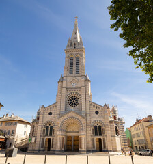 Mediaeval gothic Roman Catholic church located in town Gap, Hautes-Alpes, France.