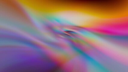 Slow-moving bright reflections. Abstract background in blue, yellow and purple colors. Seamless vj loop for event, party, carnival, celebration, anniversary or other.