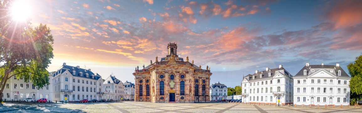 Ludwigskirche, Saarbr&uuml;cken, Saarbruecken, Saarland, Deutschland 