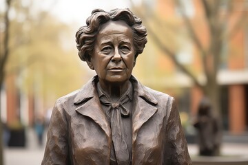 Hannah Arendt statue - obrazy, fototapety, plakaty