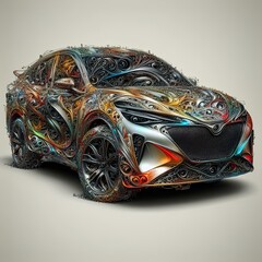 Abstract Cars. Fictional Cars. Cars in Abstraction