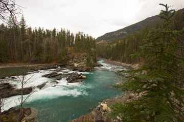 Rearguard Falls in British Columbia in Canada
