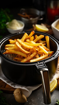 french fries made in an air fryer