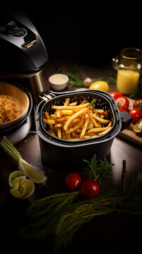 french fries made in an air fryer