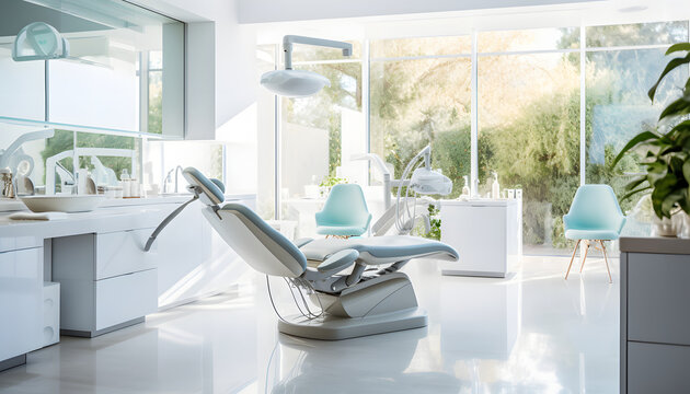 Modern Dental Office with Nature View