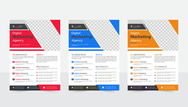 Creative Corporate & Business Flyer Brochure Template Design, abstract business flyer, vector template design. Brochure design, cover, annual report, poster, flyer