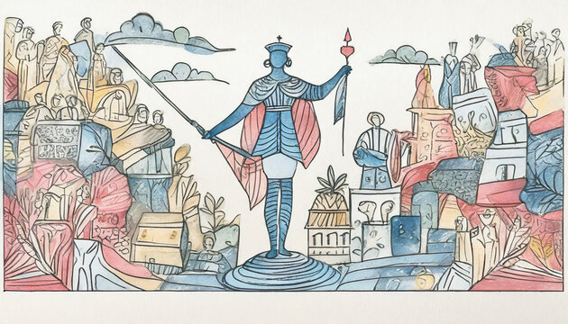 Allegory of Capitalist Democracy