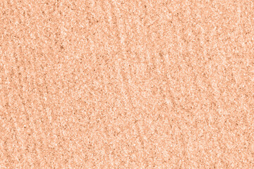Natural sand texture background peach fuzz color.