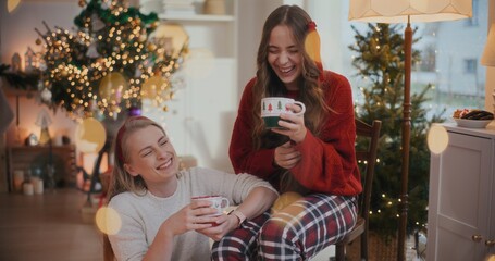Female Friends Laughing