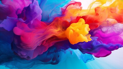 A burst of vibrant colors, like a painter's dreams come to life, creating an abstract background that's both bold and electrifying.