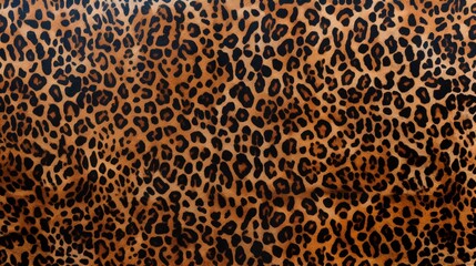 A close-up of a vividly detailed wild animal skin textured wallpaper with an abstract leopard pattern. It would make a stunning backdrop for any interior design project. - obrazy, fototapety, plakaty