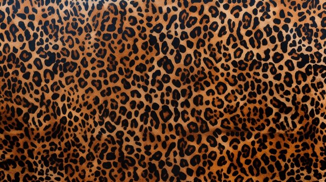 A close-up of a vividly detailed wild animal skin textured wallpaper with an abstract leopard pattern. It would make a stunning backdrop for any interior design project. © Shahjahan