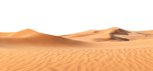 Desert landscape cutout 