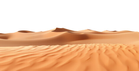 Fototapeta na wymiar Desert landscape cutout 