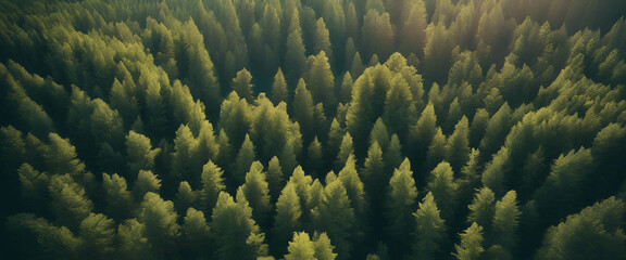 Fototapeta na wymiar Foggy Foliage Fantasy: Aerial Landscape in Oregon's Wild Terrain