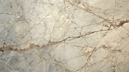 Beige Marble with Silver Veins Horizontal Background. Abstract stone texture with Veins and cracks. Bright natural material aged cracked surface. AI Generated photorealistic Illustration.
