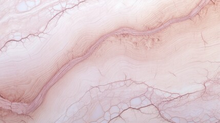 Soft Pink Marble with Wooden Oak Horizontal Background. Abstract stone texture with Veins and cracks. Bright natural material aged cracked surface. AI Generated photorealistic Illustration.