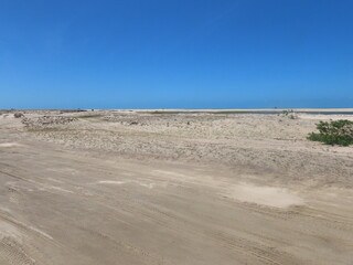 sand dunes on the beach