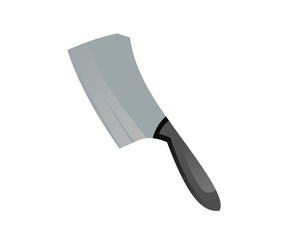 kitchen knife isolated on white