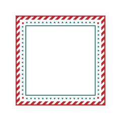Christmas concept background frame illustration with empty space. Memo, note, card design template source.