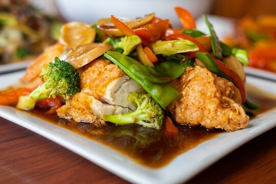 Chicken Roll with Vegetables