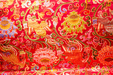 a cloth made from a traditional Chinese weaving method