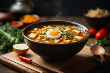 food chicken and vegetable soup