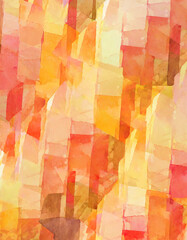 【generative ai】水彩風で抽象的なパターン	
