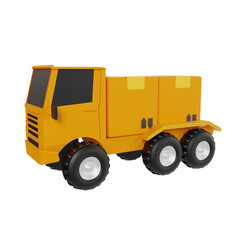 Express delivery cargo 3d render icon