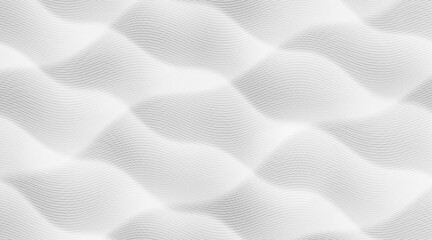 CG background image with white wavy lines